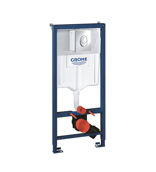 GROHE Rapid SL 3-u-1 set: ugradni vodokotlić za konzolnu wc šolju sa hromiranim tasterom - 38721001